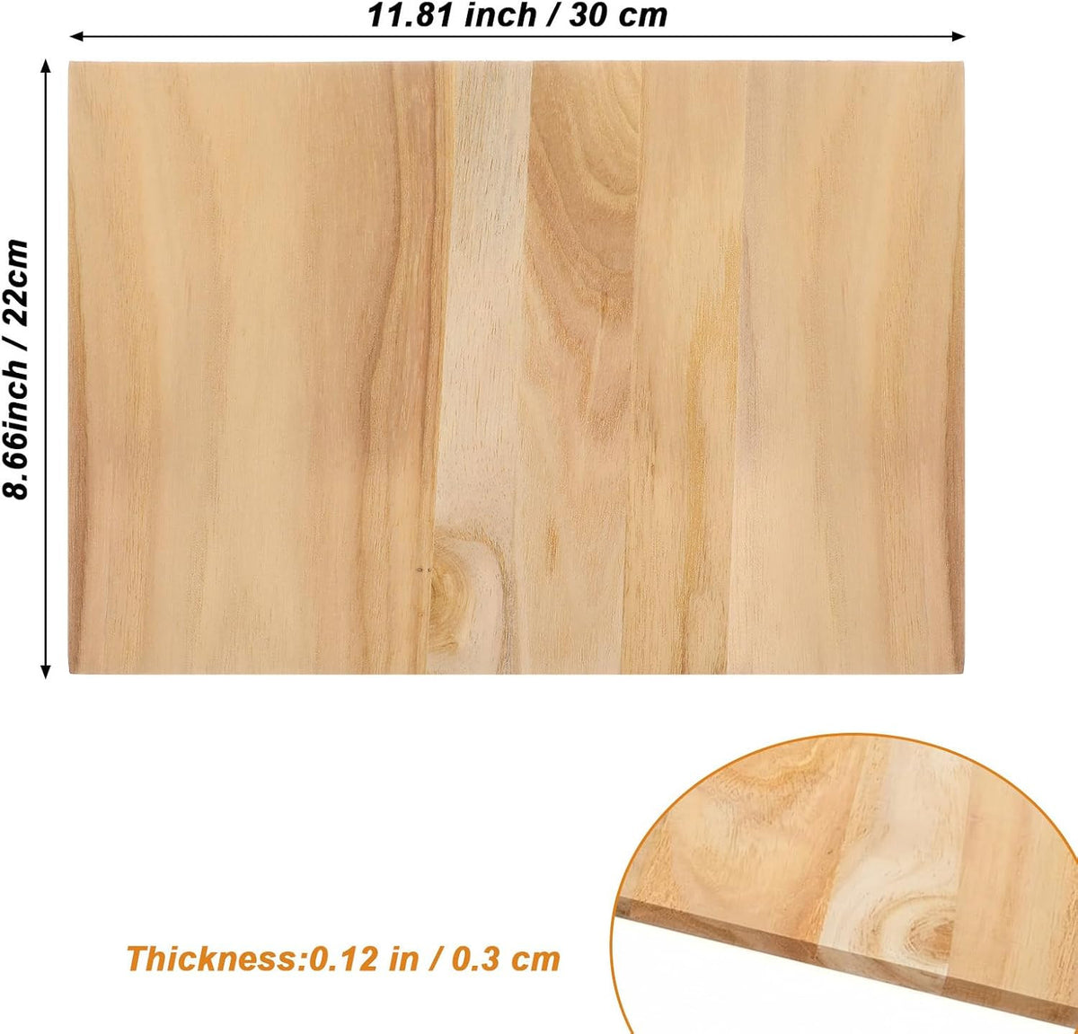15 Pcs Karate Breaking Boards - Wooden Martial Arts Training Boards