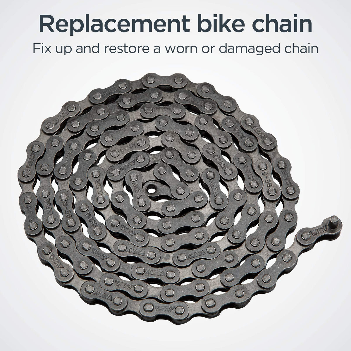Bike Chain 1/2 x 3/32 Inch Replacement Chain for Multi-Speed Bikes