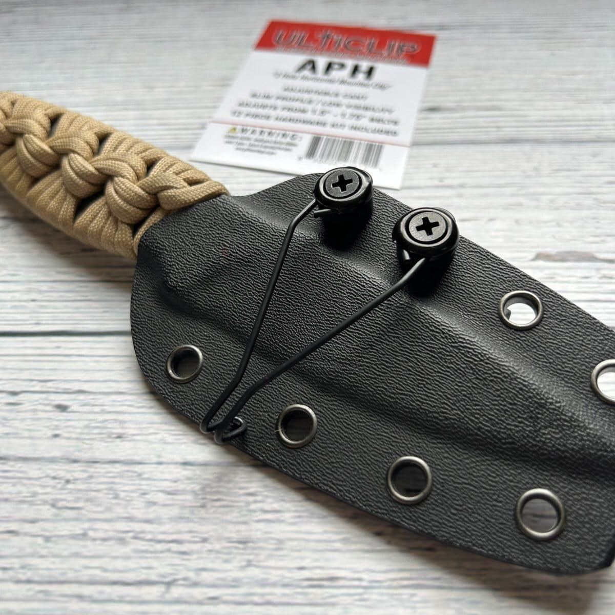 Adjustable Belt Clip - Slim Profile, Low Visibility, 1.5-1.75 Inch Width