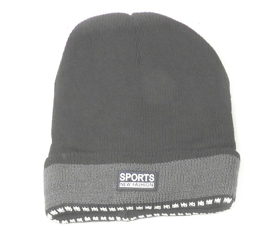 Unisex Winter Beanie Hats Bulk Pack - Fleece Lined Warm Cold Weather Caps