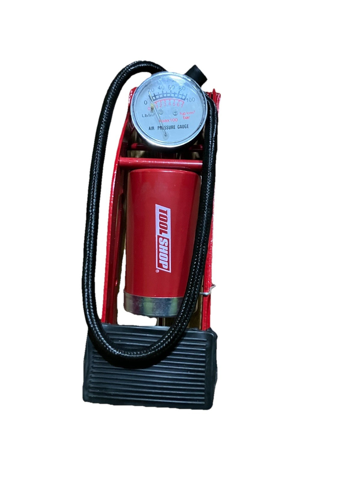High Pressure Foot Pump for Tires, Balls & Inflatables - 100 PSI