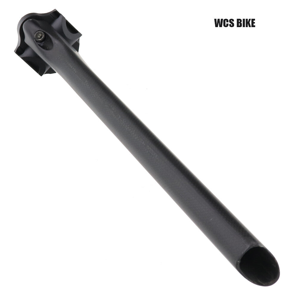 Carbon Fiber Bicycle Seatpost 340mm F12 / F10 / F8 Fit, 0mm Offset