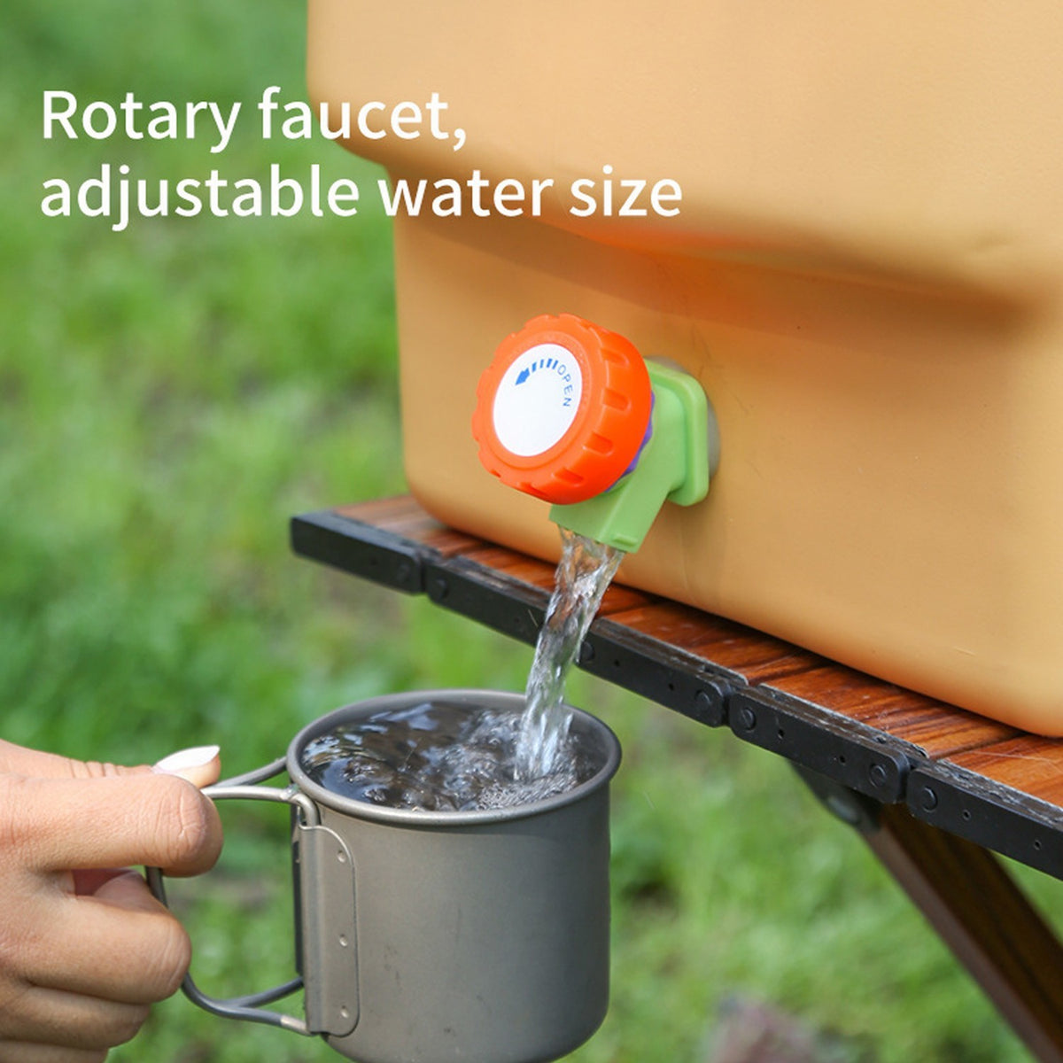 20L Outdoor Water Container with Spigot for Camping and Emergency Use