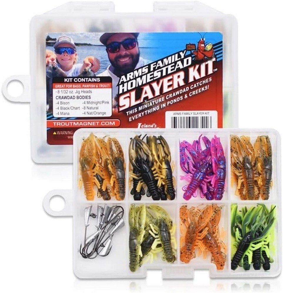Fishing Tackle Kit with Lures and Accessories - 36 Pieces