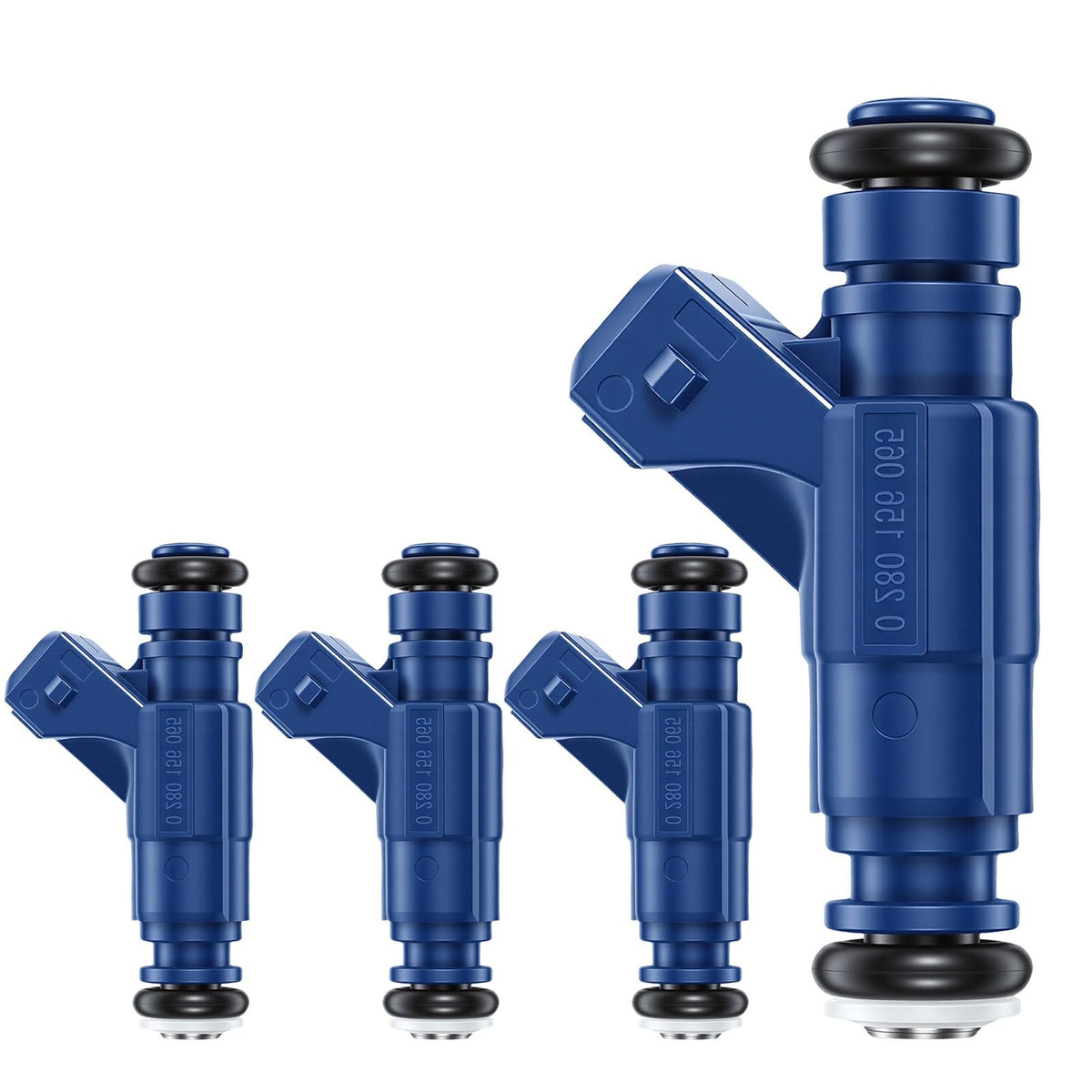 Fuel Injectors Set of 4 Compatible with 2001-2006 Audi A4 1.8L