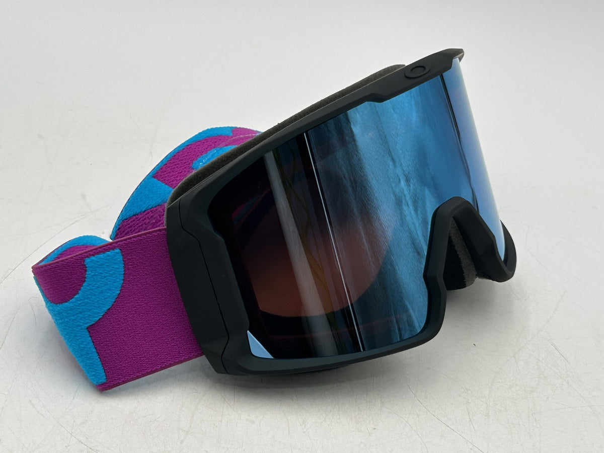 Snow Goggles with Cylindrical Dual Lens and Iridium Coating for Winter Sports