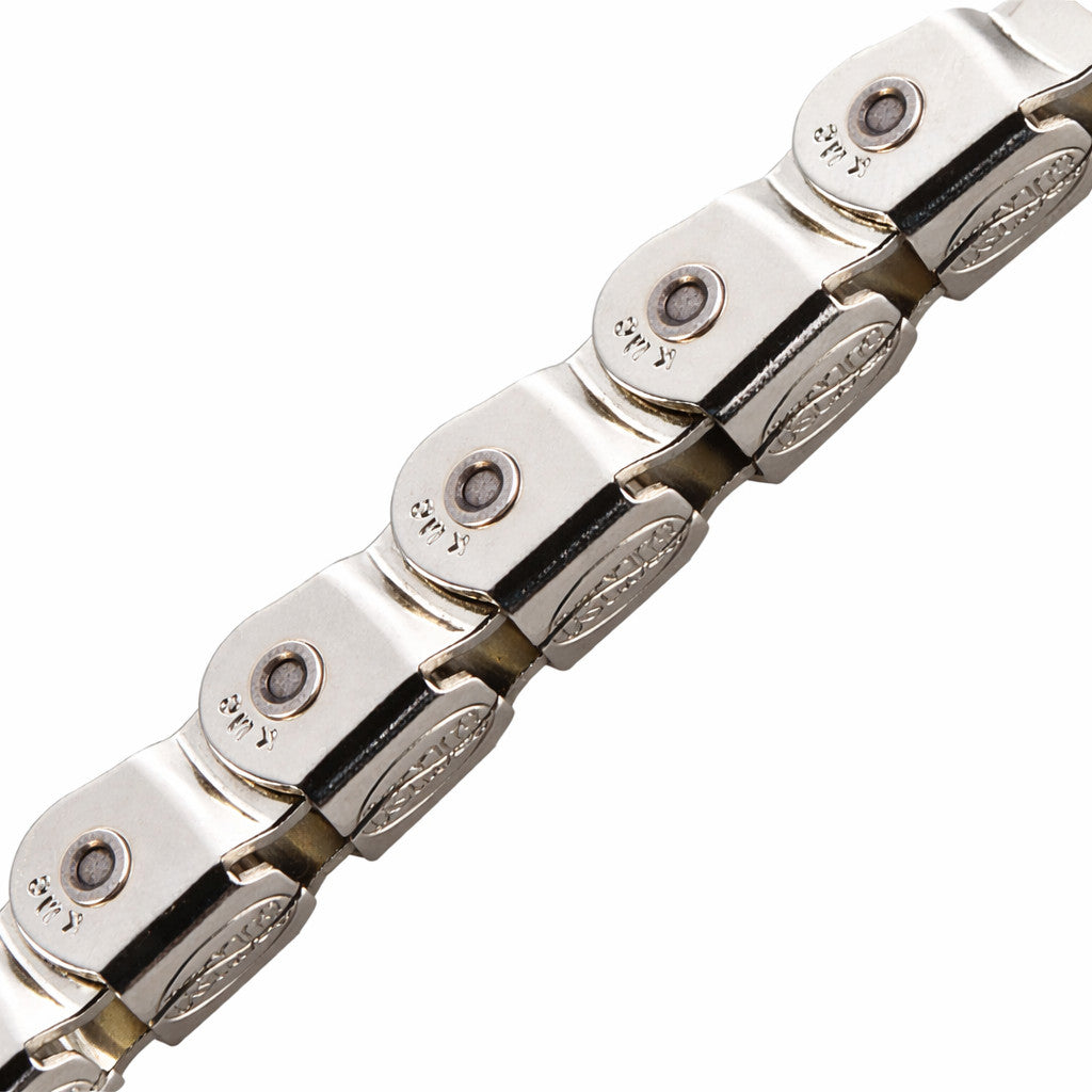 KMC Kool Knight KK710 BMX Chain - 1/2 x 1/8 Inch, 112 Links, Silver
