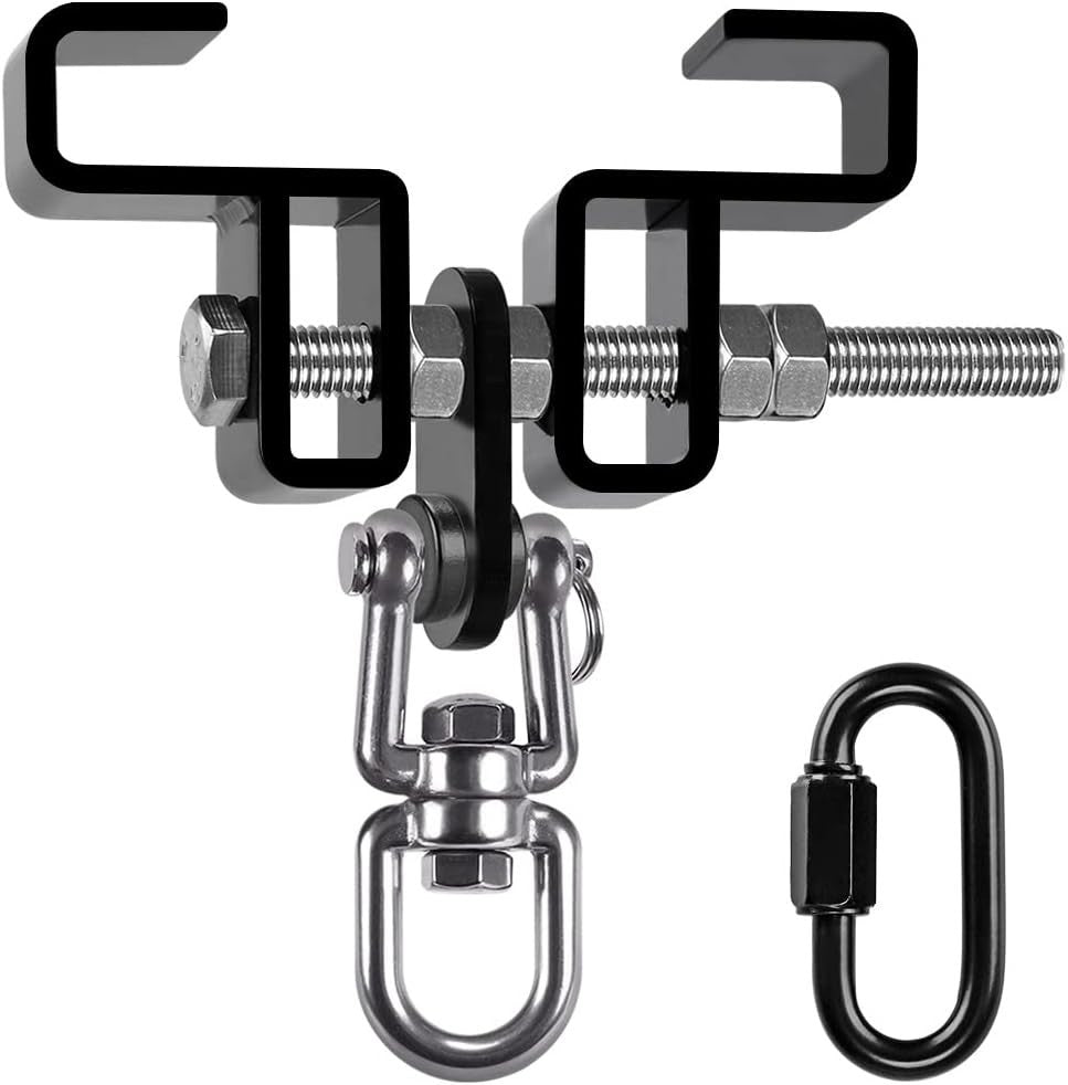 Heavy Duty Steel I Beam Clamp for Punching Bag Hanger - Up to 700 lbs