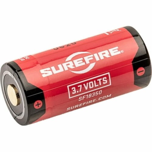 18350 Lithium Ion Battery 1100mAh with USB Charging for Flashlights