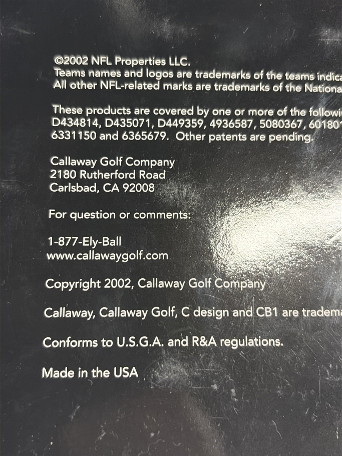 Callaway Chicago Bears White Golf Balls Set - 36 High-Quality Golf Balls