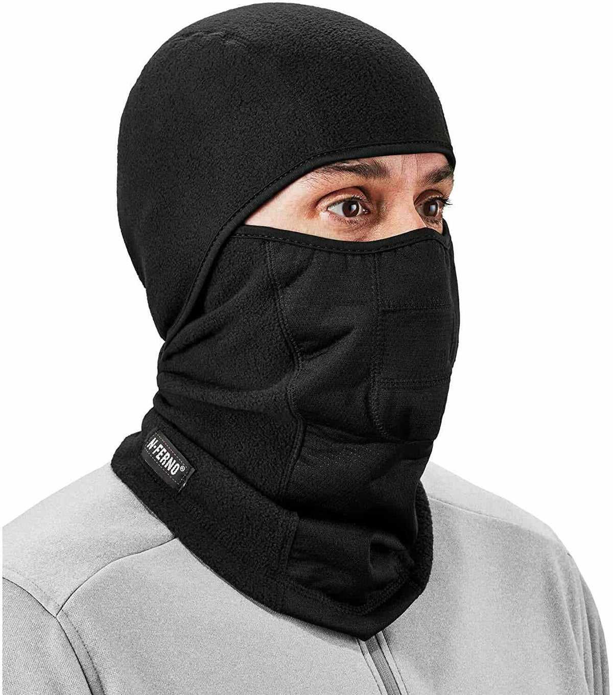 Thermal Fleece Ski Mask Balaclava - Full Face Cold Weather Mask, Black & Camo