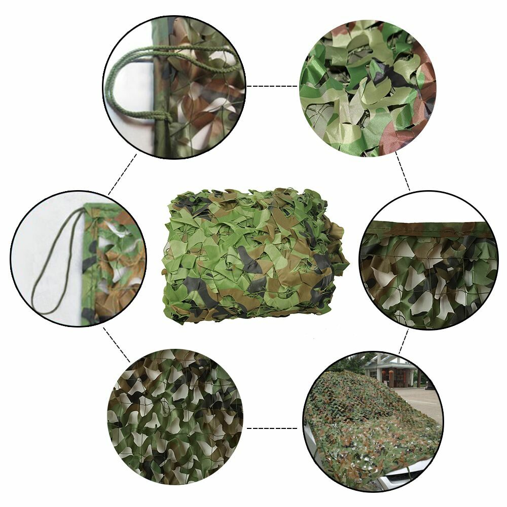 Military Camouflage Netting for Hunting Camping and Army Woodland Cover