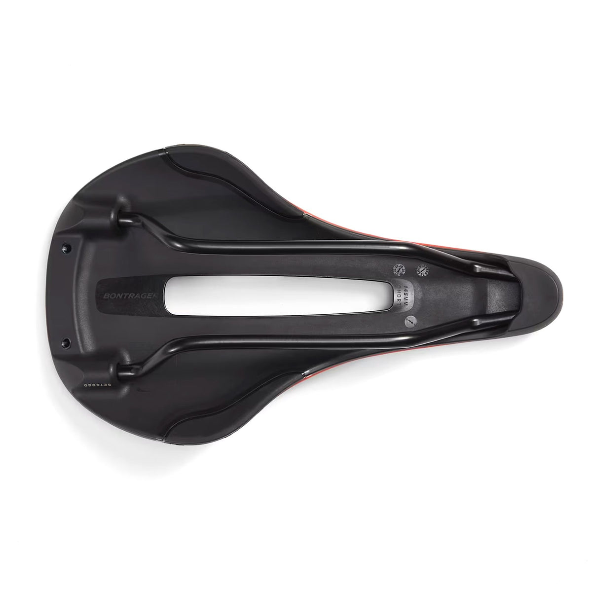 MTB Bicycle Saddle - 155mm Red Trail Seat for Mountain Bikes
