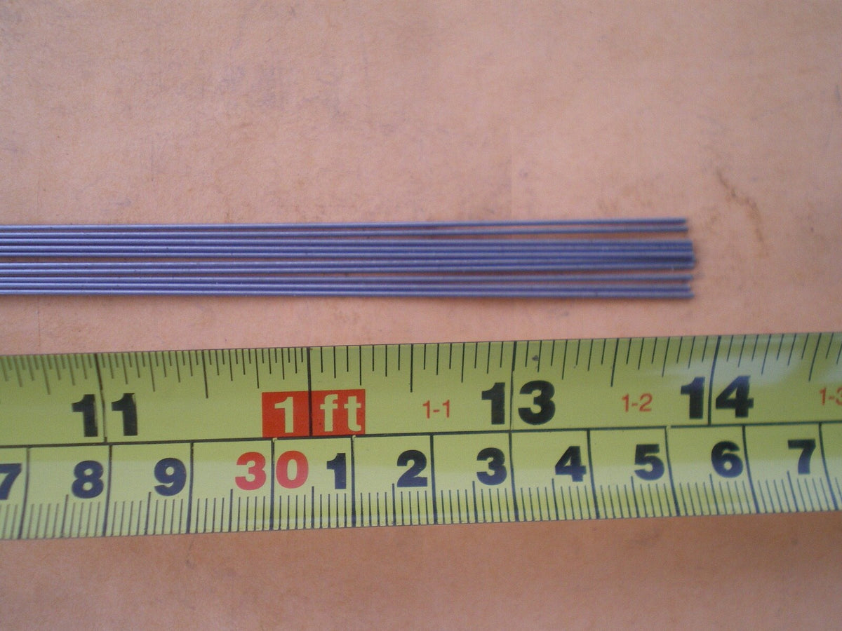 50 Pieces Stainless Steel Fishing Lure Shaft Wire 0.041 x 14 Inches Long - Strong & Durable