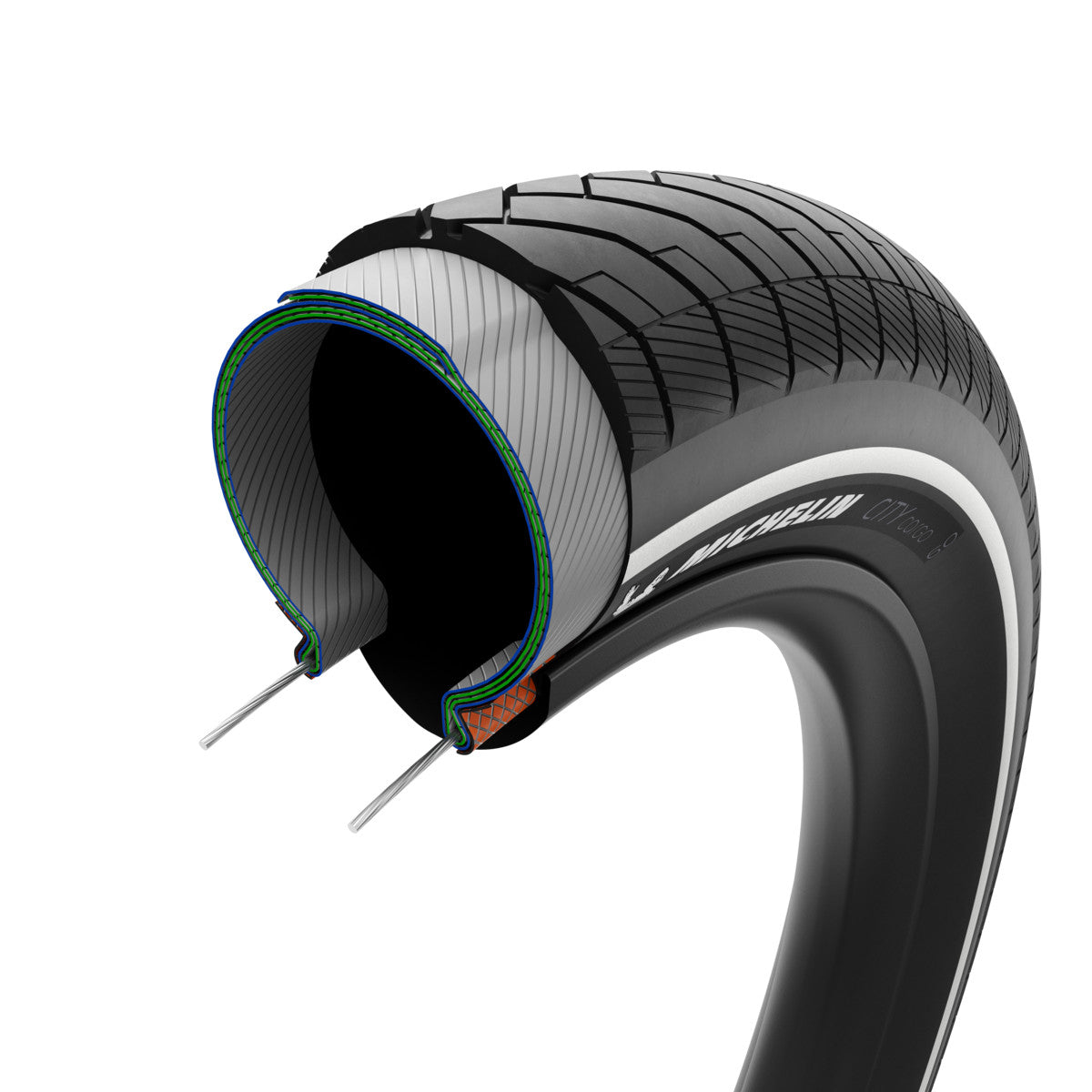 Michelin Cargo Bike Tire 26x2.40 Hybrid 43B with Cargo Shield Technology
