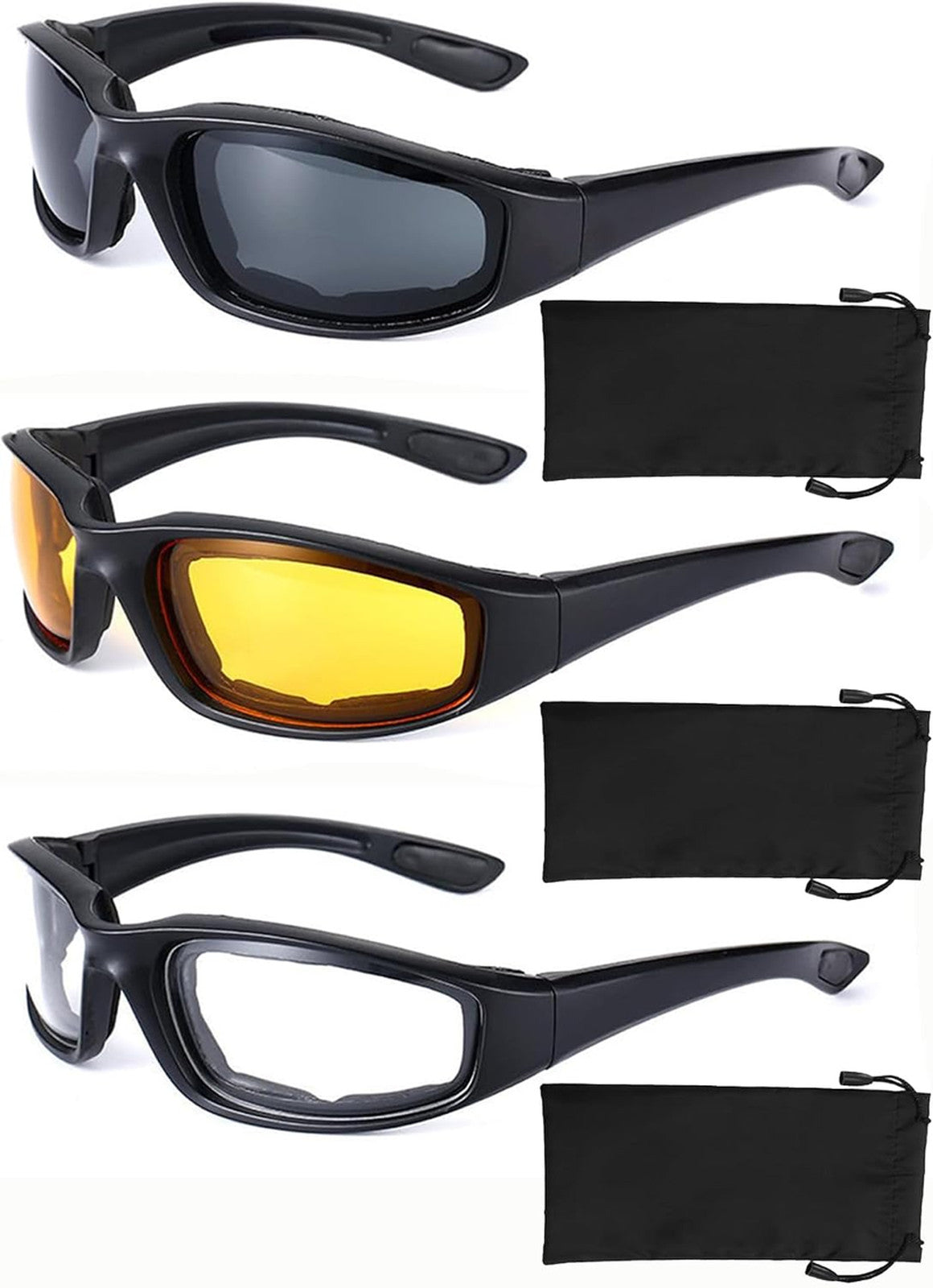 Motorcycle Riding Glasses UV Protection Dustproof Windproof Impact-Resistant