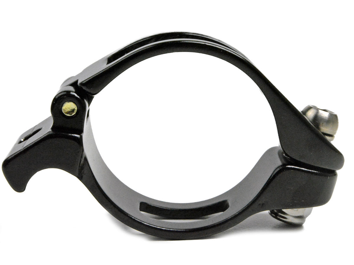 Lightweight Bike Front Derailleur Adapter Clamp - 28.6mm Black