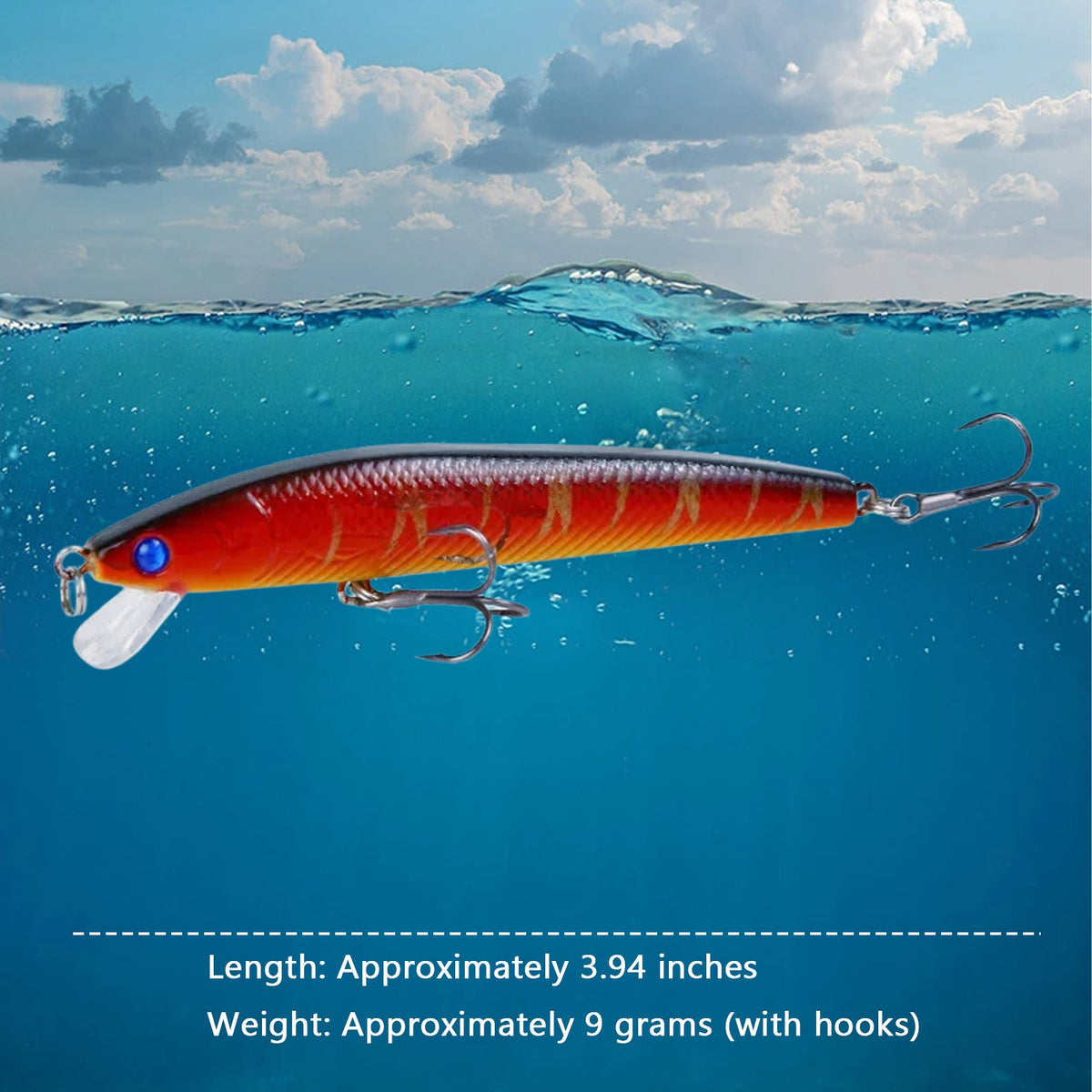 10PCS Fishing Lures Set - Life-Like Swimbaits for Bass Trout Saltwater