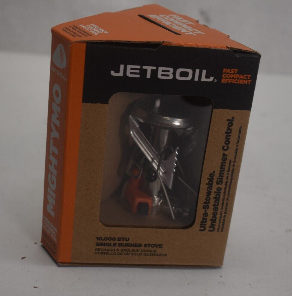 Jetboil MightyMo Single Burner Lightweight Camping Stove for Backpacking