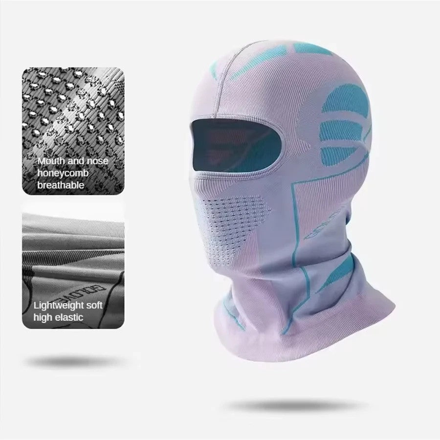 Full Face Ski Mask Balaclava Winter Face Cover Windproof Fleece Neck Gaiter