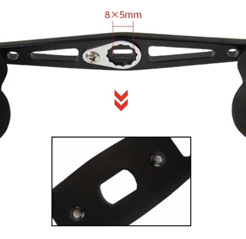 Fishing Reel Handle for Abu Garcia Baitcasting Reels - Universal Power Handle