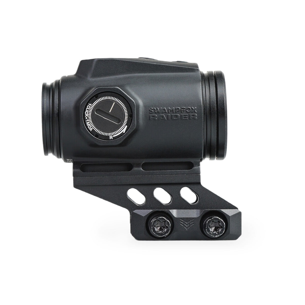 Swampfox Raider 1X20 Micro Prism Rifle Sight Green Reticle, Bullet Rise Compensation