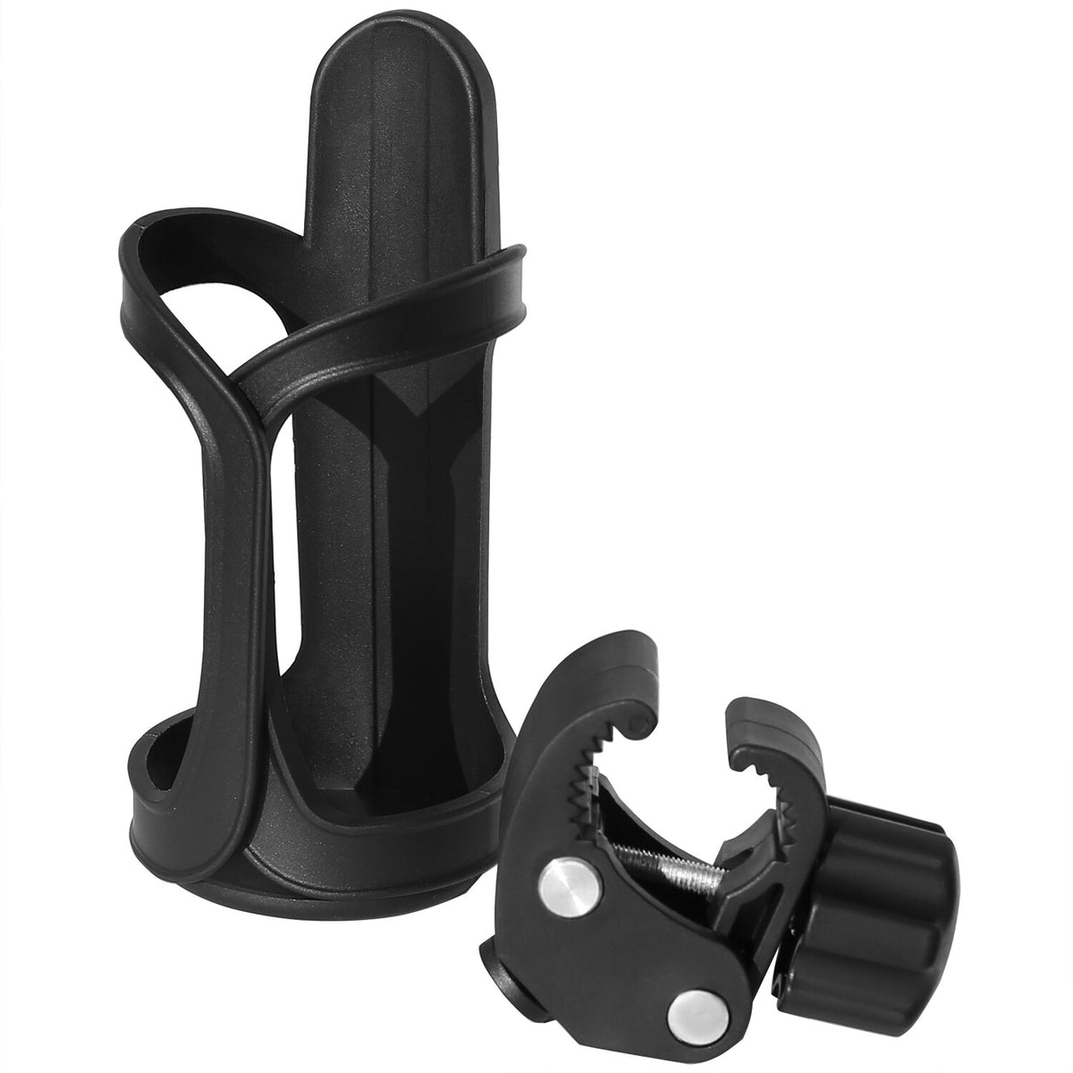 Universal 360° Beverage Cup Holder for Wheelchair, Walker, Rollator, Bike