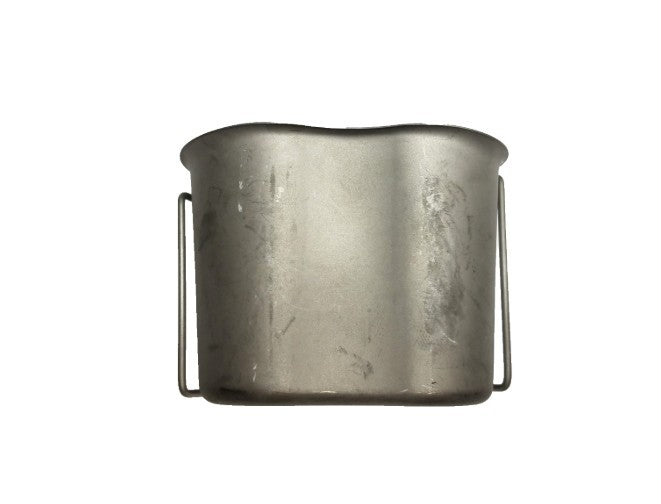 Genuine US Military 1 Quart Stainless Steel Canteen Cup - Heavy Duty, New