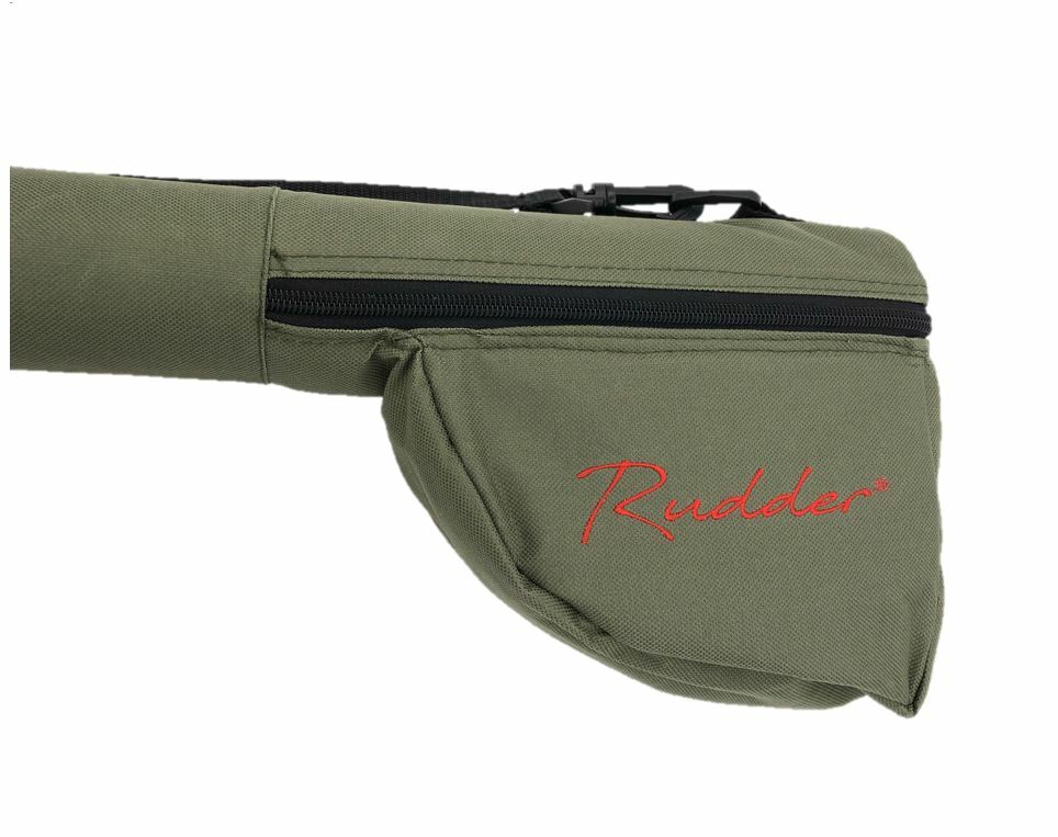 Fly Rod Case Tube with Reel Bag – Fiberglass Travel Storage for Fly Fishing Gear