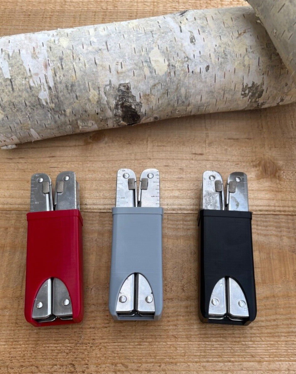 Belt Sheath for Victorinox Swiss Tool Multi-Tool - Gray, Slim, Snug Fit