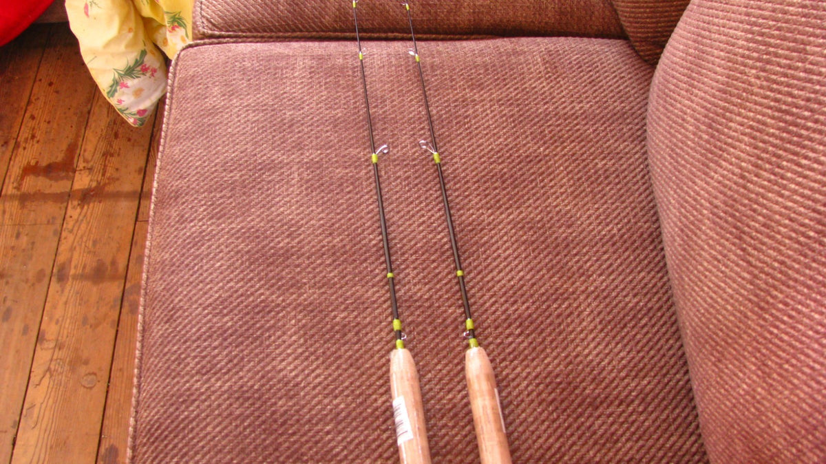 Ice Fishing Rods - 28-Inch Light Action, 2 Pack, Free Shipping