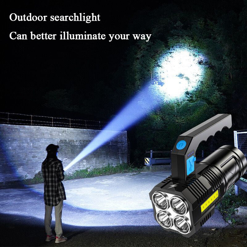 High Power Rechargeable LED Flashlight 9900000LM Tactical Torch 4 Modes