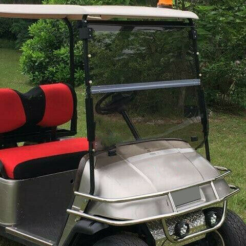 Foldable Tinted Windshield for EZGO TXT Medalist Golf Carts 1994-2014
