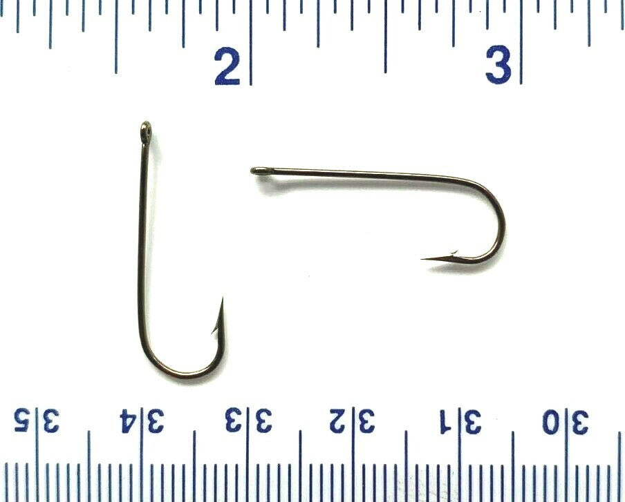 VMC Bronze Extra Long Shank Aberdeen Fish Hooks Size 6 - Durable Fishing Tackle