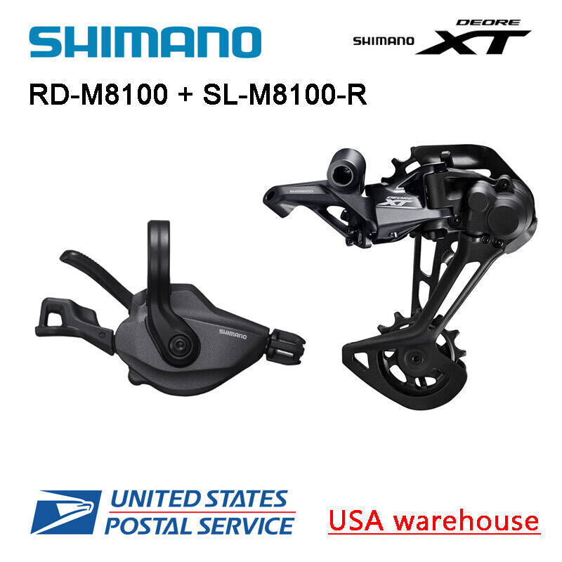 Shimano XT 12-Speed Rear Derailleur and Shifter Groupset - OE