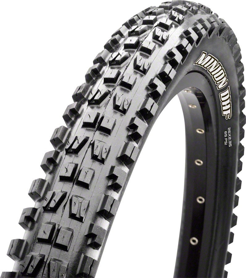 Maxxis Minion DHF 24x2.4 Mountain Bike Tires - Pack of 2, Black, Folding Clinchers