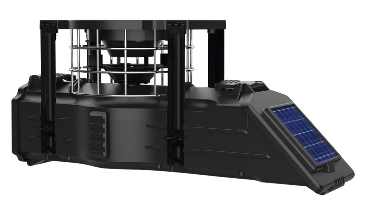 Solar Varmint Trap Kit with Enclosed Cage and Remote Activation