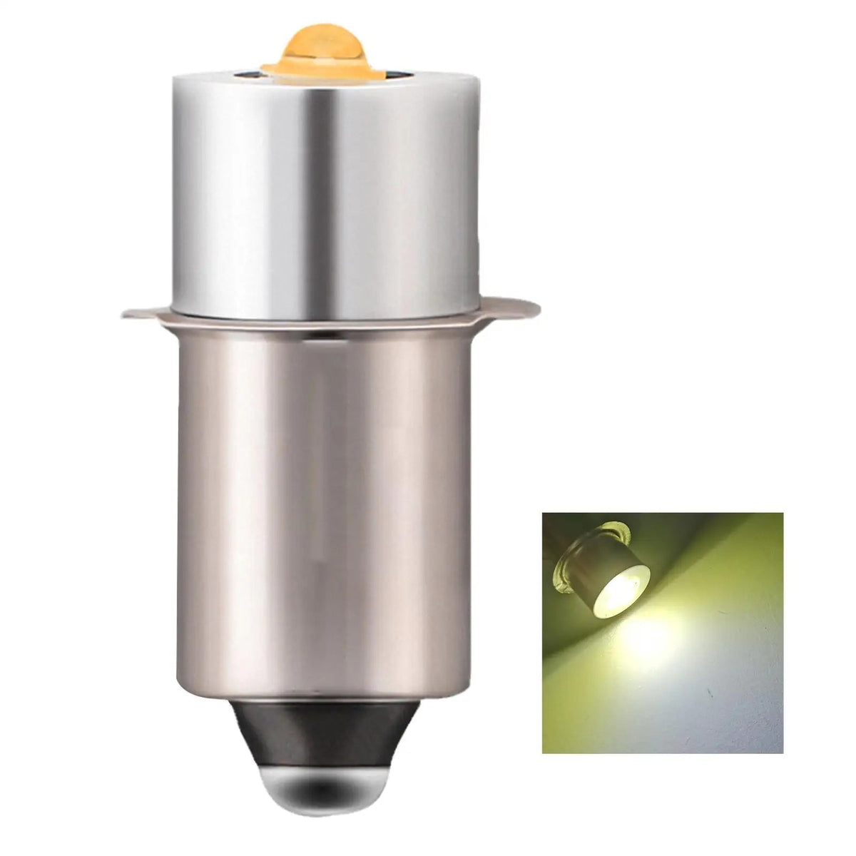 Super Bright LED Upgrade Bulb for Flashlights - 6-24V, 200 Lumens