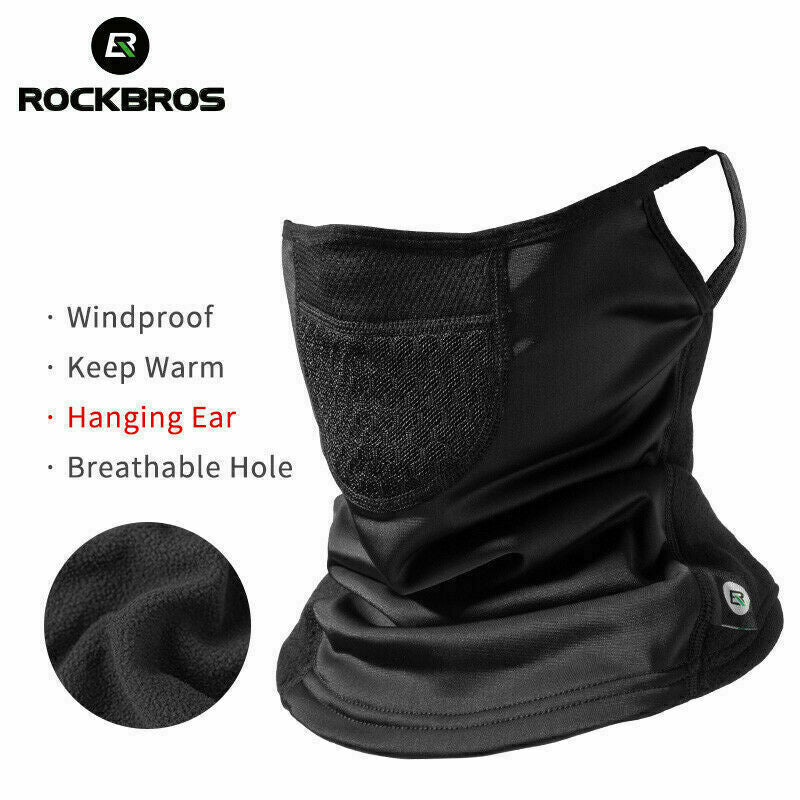 Winter Face Mask Balaclava with Hanging Ear Design Fleece Windproof Neck Gaiter
