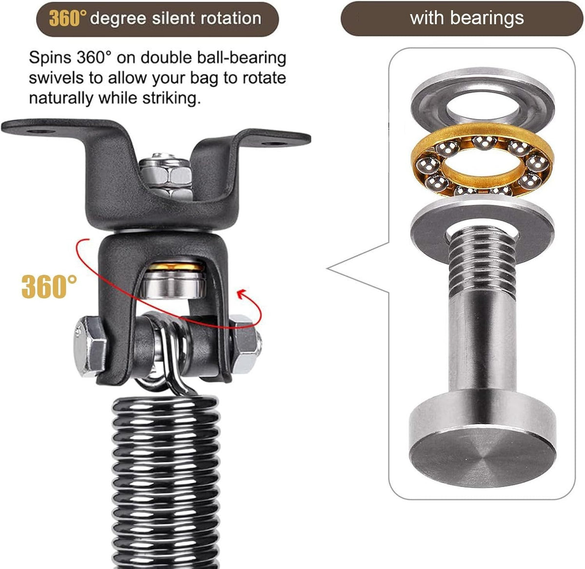 Heavy Duty Punching Bag Mount Support Up to 800 lbs for MMA Boxing