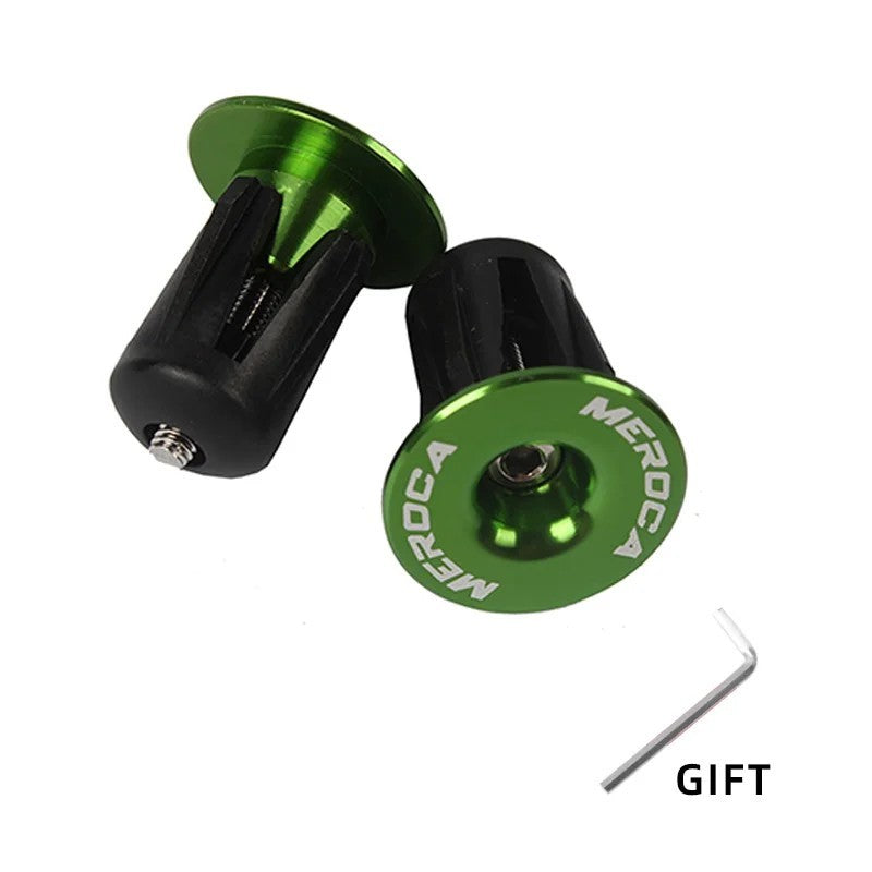 Aluminum Bicycle Handlebar End Plugs MTB Road Bike End Caps - 22-24mm Fit