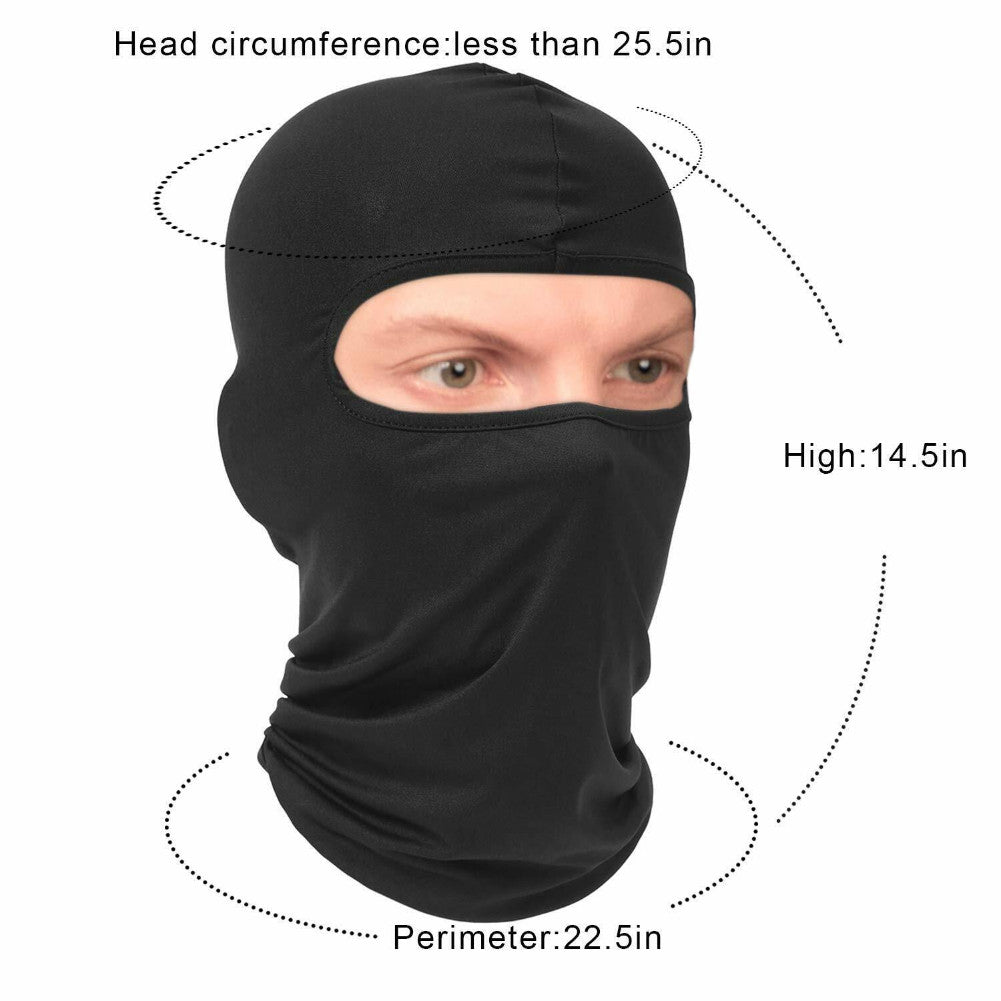 Breathable UV Protection Arm Sleeves & Balaclava Face Mask for Outdoor Sports