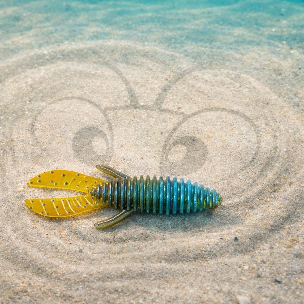 Micro Fishing Lure - Small Creature Bait for Bass & Freshwater Fishing