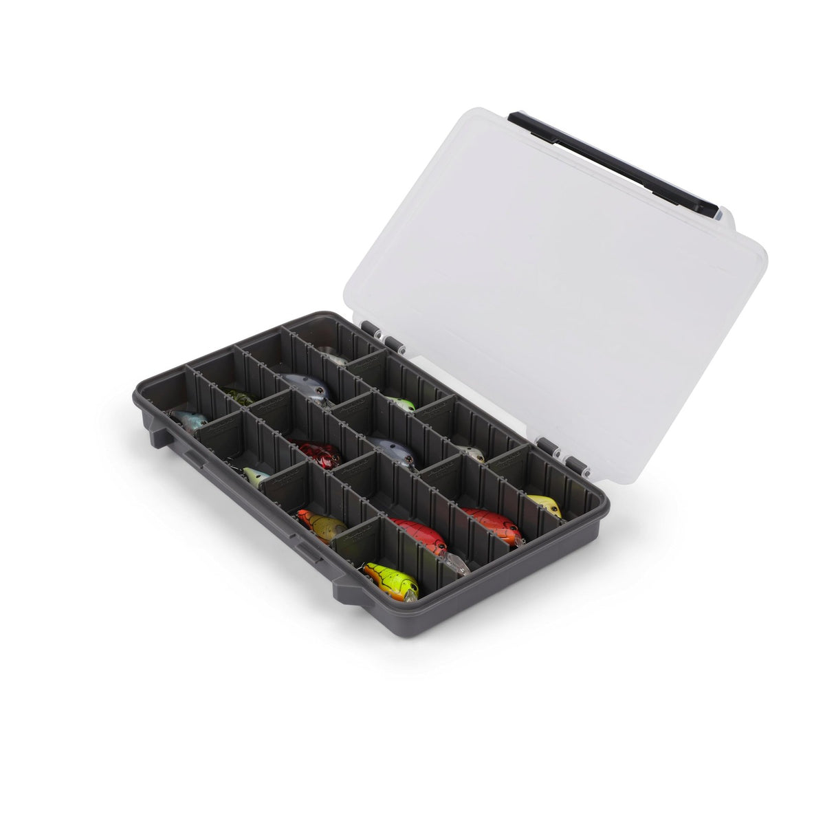 4-Pack Tackle Storage Box with Customizable Dividers and Rust Protection