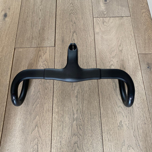 Carbon Road Bike Handlebar with Integrated Stem Drop Bar 1-1/8" - Multiple Sizes & Colors