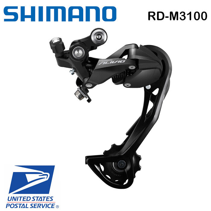 Shimano Alivio 9-Speed MTB Rear Derailleur Shadow RD-M3100 Black