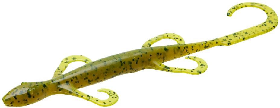 8 Inch Soft Plastic Creature Bait Pack for Bass Fishing - Lizard Lures