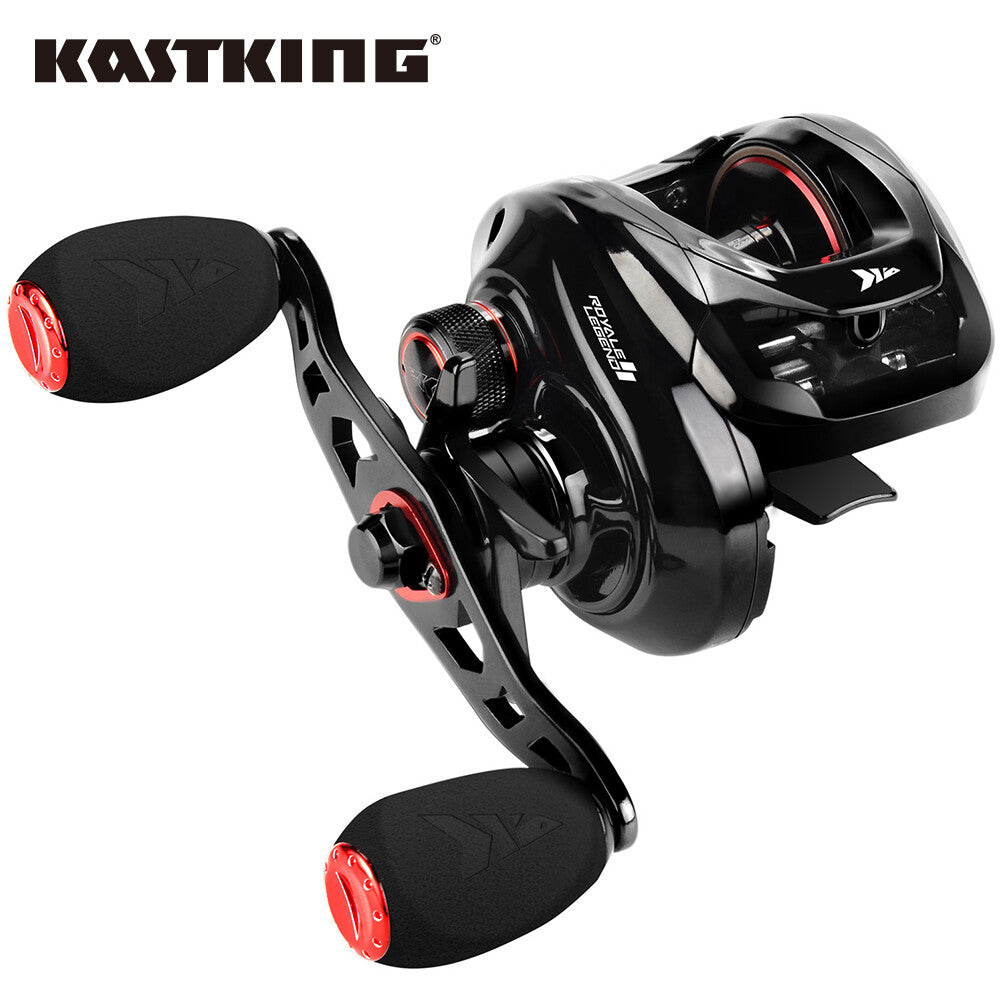 Baitcasting Fishing Reel 5.4:1 & 7.2:1 Gear Ratios, Compact & Durable