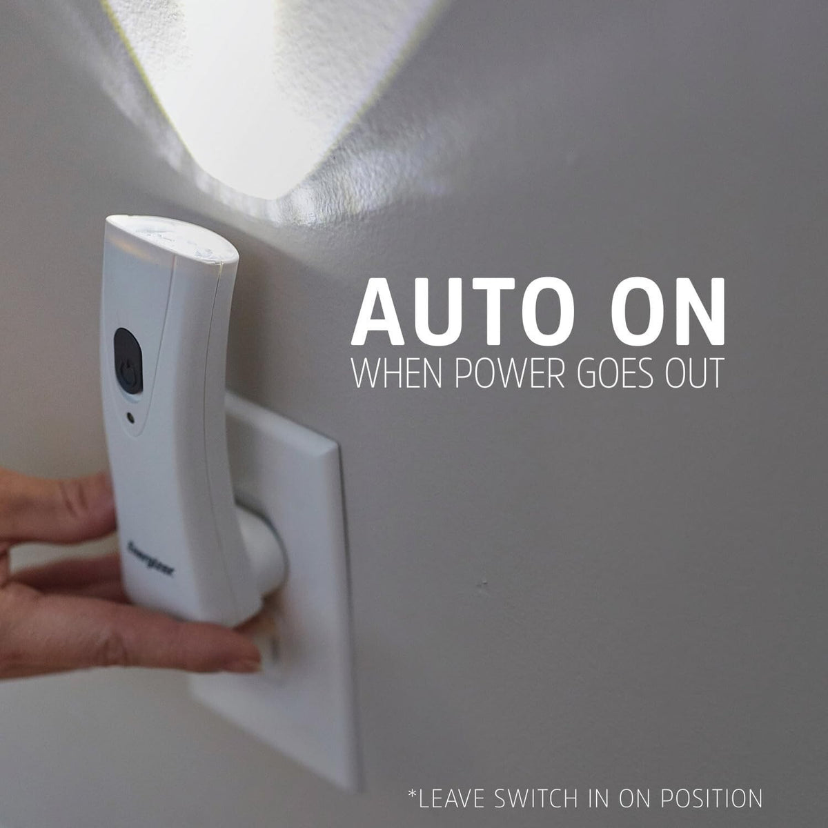 Rechargeable LED Emergency Flashlight Wall Plug-In Light for Power Outages