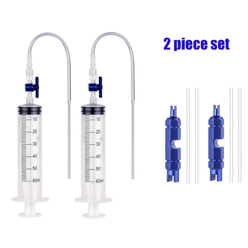 Tubeless Tire Sealant Injector Kit with Valve Core Remover - Cycling Accessory